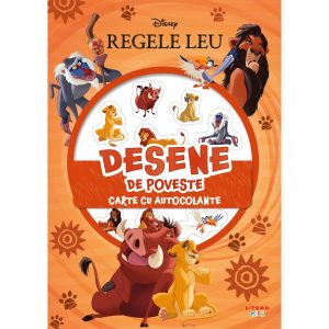 Disney Regele leu, Desene de poveste, Carte cu autocolante, Reeditare