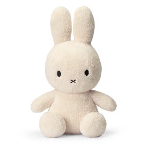 Jucarie de plus Picca Loulou, Miffy Terry, Crem, 33 cm