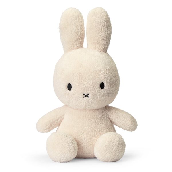 Jucarie de plus Picca Loulou, Miffy Terry, Crem, 33 cm