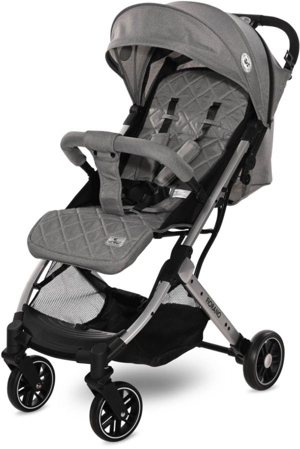 Carucior pentru nou-nascut Lorelli Fiorano, husa de picioare inclusa, Dolphin Grey