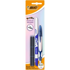 Stilou Easy Click, Bic, 6 rezerve si corector