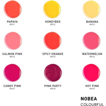 NOBEA Colourful Gel-like Nail Polish lac de unghii cu efect de gel