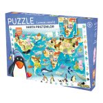 Puzzle Noriel Lumea Vesela - Harta prietenilor (240 piese)