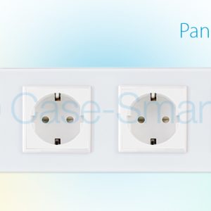panou-frontal-intrerupator-simplu-priza-tripla-alba-livolo