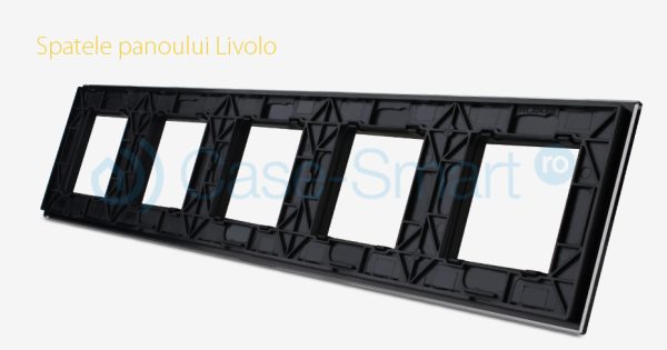 Rama cvintuplu din sticla Livolo