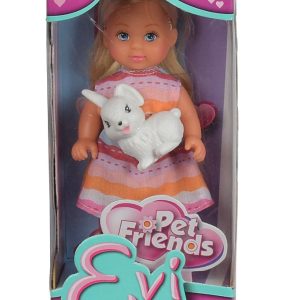 Papusa Evi Love cu iepuras, 12 cm