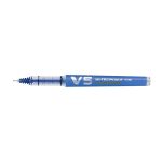 Pix cu varf Roller, Pilot, V5, Hi-Tecpoint, reincarcabil, Albastru, 0.5 mm
