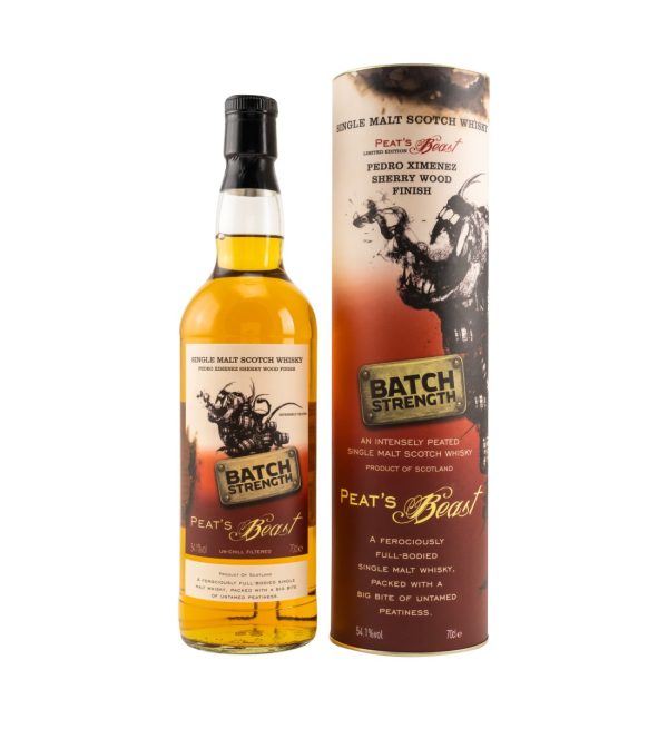 Whisky Peat's Beast Batch Strenght Pedro Ximenez Casks 0.7L