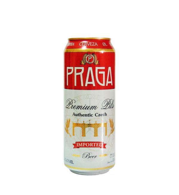 Praga Premium Pils - doza - 0.5L