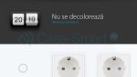 Intrerupator simplu + Priza tripla LIVOLO cu touch din sticla