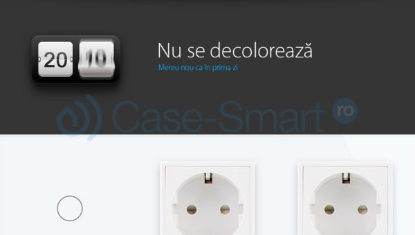 Intrerupator simplu + Priza tripla LIVOLO cu touch din sticla