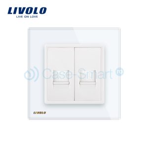 priza-dubla-telefon-internet-rama-alba-livolo-panou-frontal