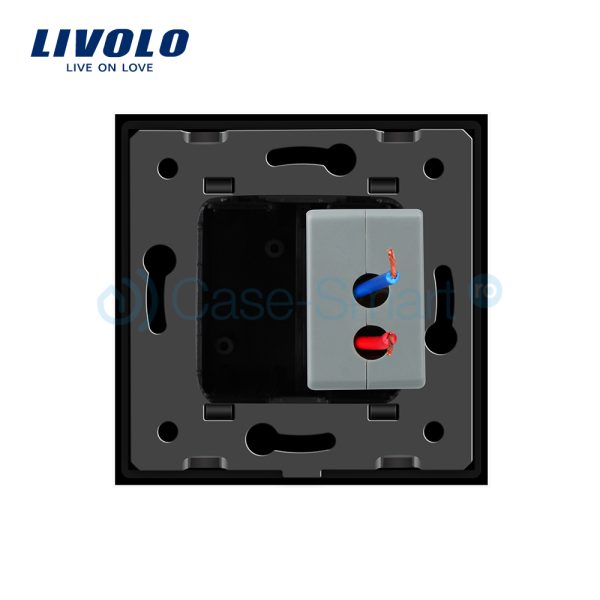 Priza USB Livolo cu rama din sticla
