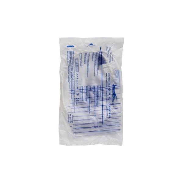 Punga urinara cu valva de scurgere, 2000ml, 1 bucata, GermaMed