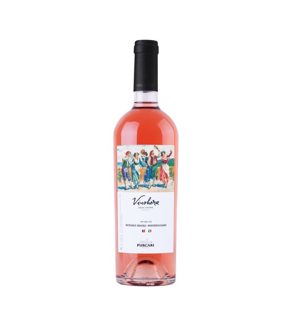 Purcari Vinohora Feteasca Neagra & Montepulciano - Vin Rose Sec - Republica Moldova - 0.75L
