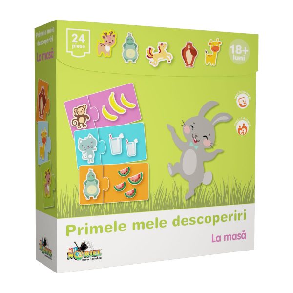 Puzzle Noriel Primele mele descoperiri - La masa, 24 piese