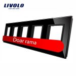 Rama cvintuplu din sticla Livolo
