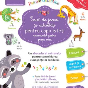Caiet de jocuri si activitati 3-4 ani, Larousse