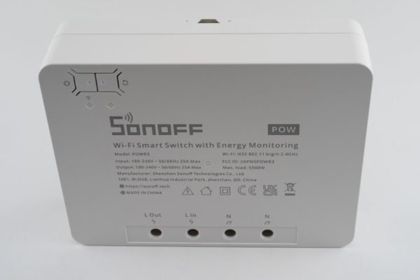 Releu Wi-Fi Sonoff Pow R3, Monitorizare consum electric, Control aplicatie & vocal