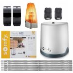 Kit automatizare pentru porti culisante Somfy FreeVia 400, Radio RTS, Control telecomanda / unitate Tahoma, Protectie IP44 – Resigilat