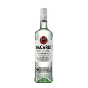 Bacardi Carta Blanca Rom 37.5% 1L