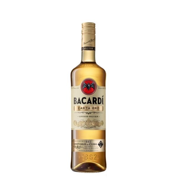 Bacardi Carta Oro Rom 37.5% 1L