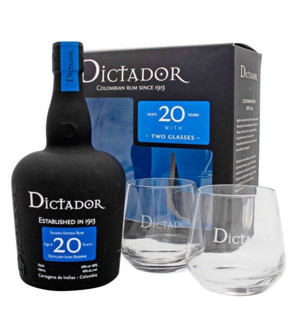 Dictador Rom 20 ani Gift Set 0.7L