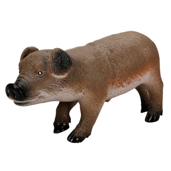 Figurina cu sunet realist, Porc, Crazoo, 24 cm