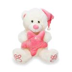 Ursulet de plus cu steluta, Puffy Friends, Roz, 38 cm