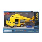 Elicopter de interventie cu lumini si sunete, Maxx Wheels, 1:16, Galben