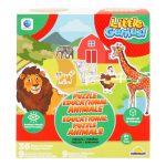 Puzzle educational cu animale, Smile Games, 36 piese