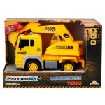 Masina de constructie cu lumini si sunete, Maxx Wheels, Excavator, 20 cm