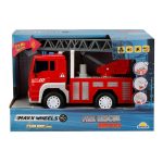 Camion de pompieri cu scara, Maxx Wheels, 20 cm