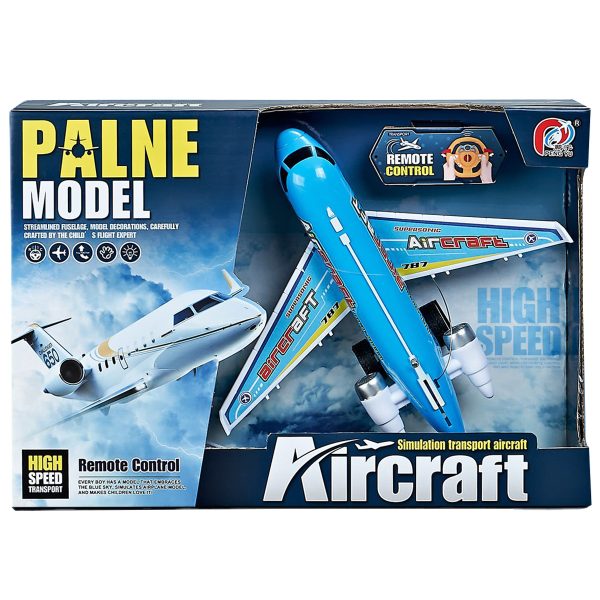 Avion cu telecomanda si lumini, Suncon Aircraft, Bleu