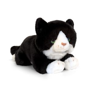 Pisicuta de plus, 25 cm, Keel Toys, Neagra