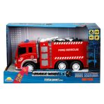 Camion de pompieri cu lumini si sunete, Maxx Wheels, 1:16