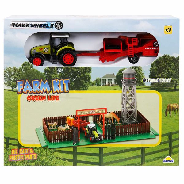 Set de joaca vehicule de la ferma, Maxx Wheels