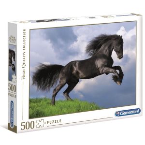 Puzzle Clementoni, Cal Negru, 500 piese