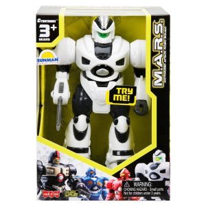 Robot interactiv, Happy Kid, M.A.R.S. 18 cm, Alb