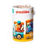 Puzzle din lemn, Cubika, Trenuletul vesel, 20 piese