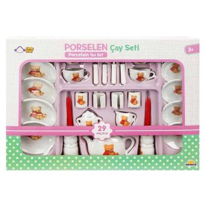 Set de ceai, din portelan, Little Chef, 29 piese, Ursulet