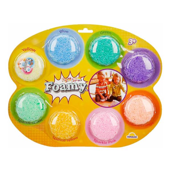 Set slime, Foamy Funmix, 8 culori