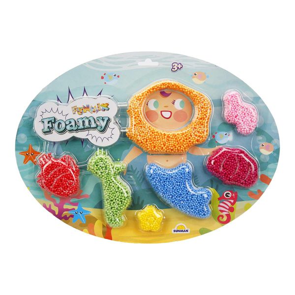 Set slime, Foamy Funmix, 7 culori