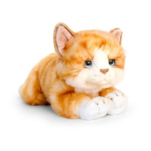 Pisicuta de plus, 25 cm, Keel Toys, Ginger