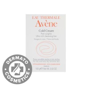 Sapun emolient pentru ten uscat si foarte uscat Cold Cream, 100 g, Avene