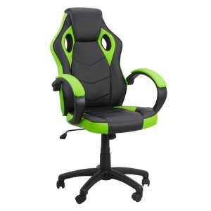 RESIGILAT - Scaun gaming din piele eco verde OFF 305 verde