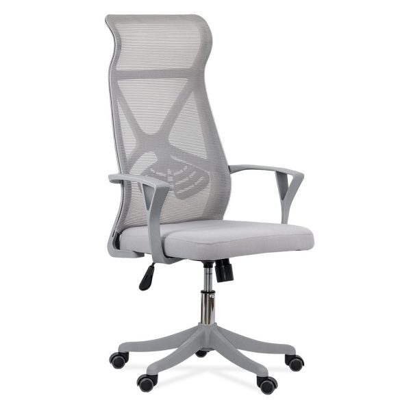 RESIGILAT -Scaun de birou din mesh reglabil pe inaltime OFF 431 gri deschis