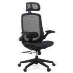 RESIGILAT - Scaun ergonomic multifunctional cu brate rabatabile SYYT 9509 negru