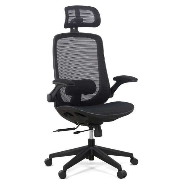 RESIGILAT - Scaun ergonomic multifunctional cu brate rabatabile SYYT 9509 negru