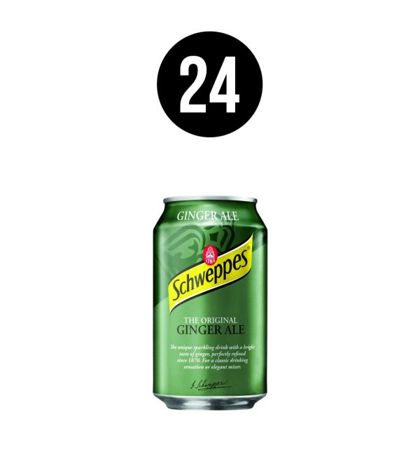 Schweppes Ginger Ale BAX 24 dz. x 0.33L
